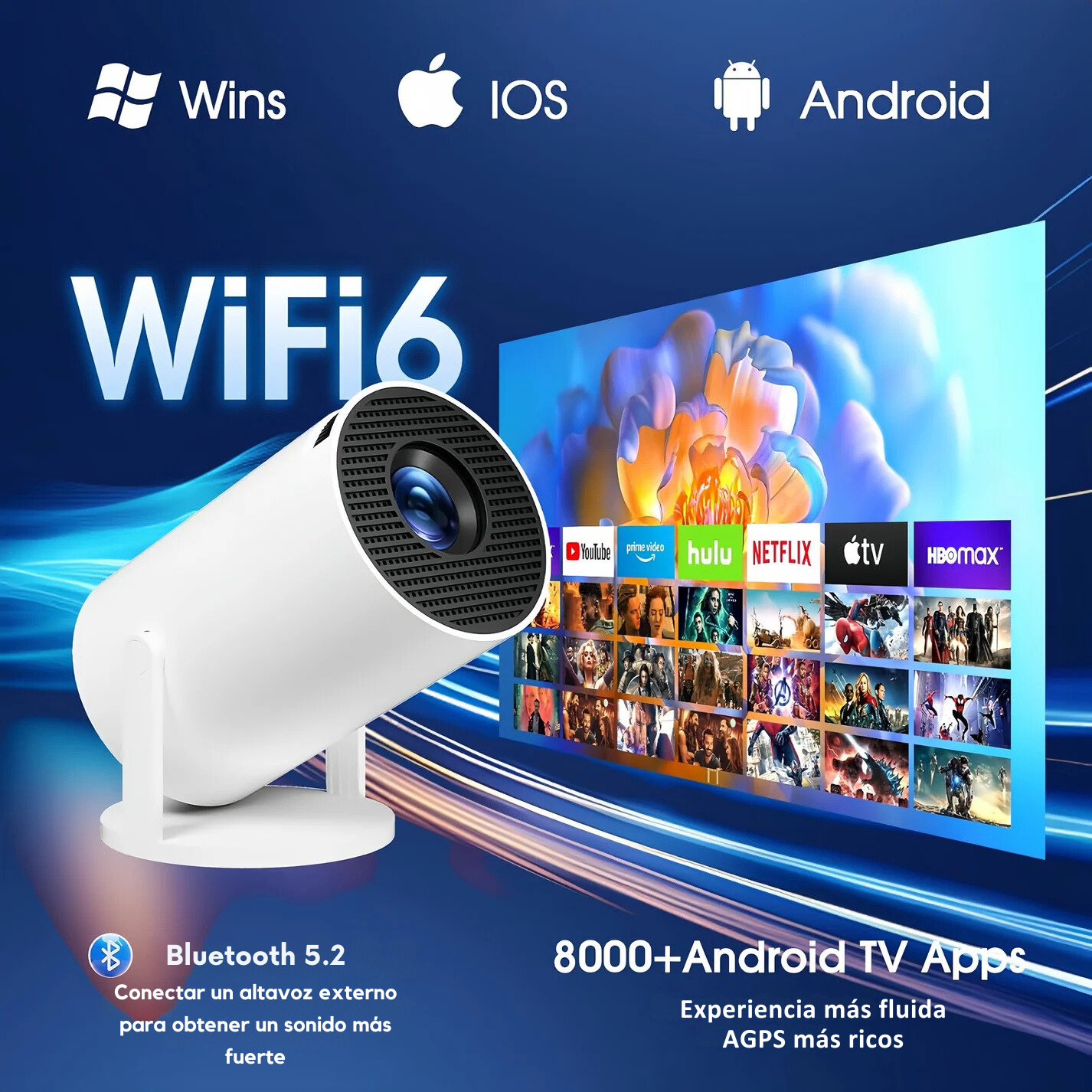 Proyector PocketBeam Smart 180°