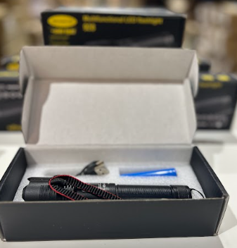Linterna led con zoom 3modo