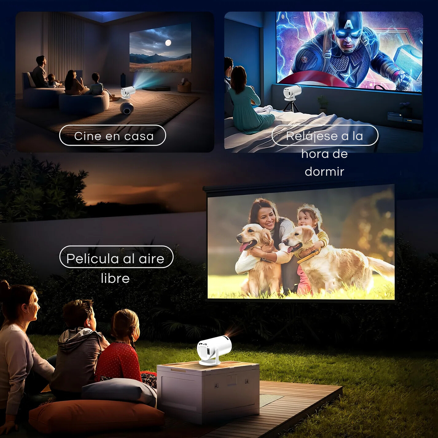 Proyector PocketBeam Smart 180°